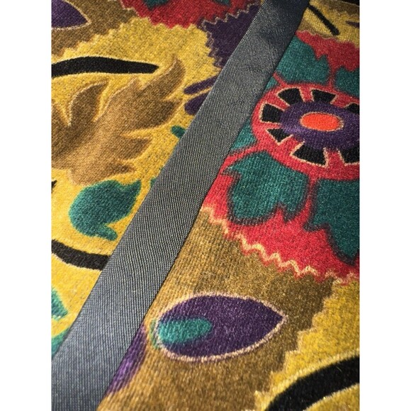 Vintage Handmade Womens Sleeveless Vest Jacket Reversible Velour Size Medium - Picture 5 of 14